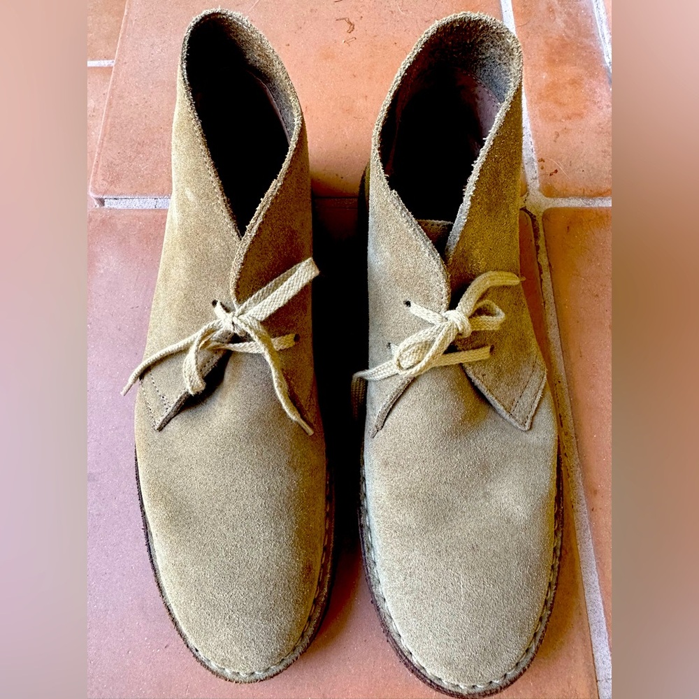 J Crew Men’s MacAlister suede desert Chukka boot light brown tan size 9